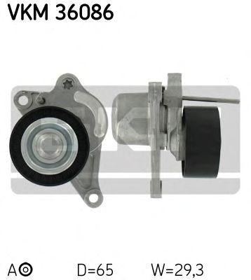 VKM 36086 SKF Натяжний ролик1
